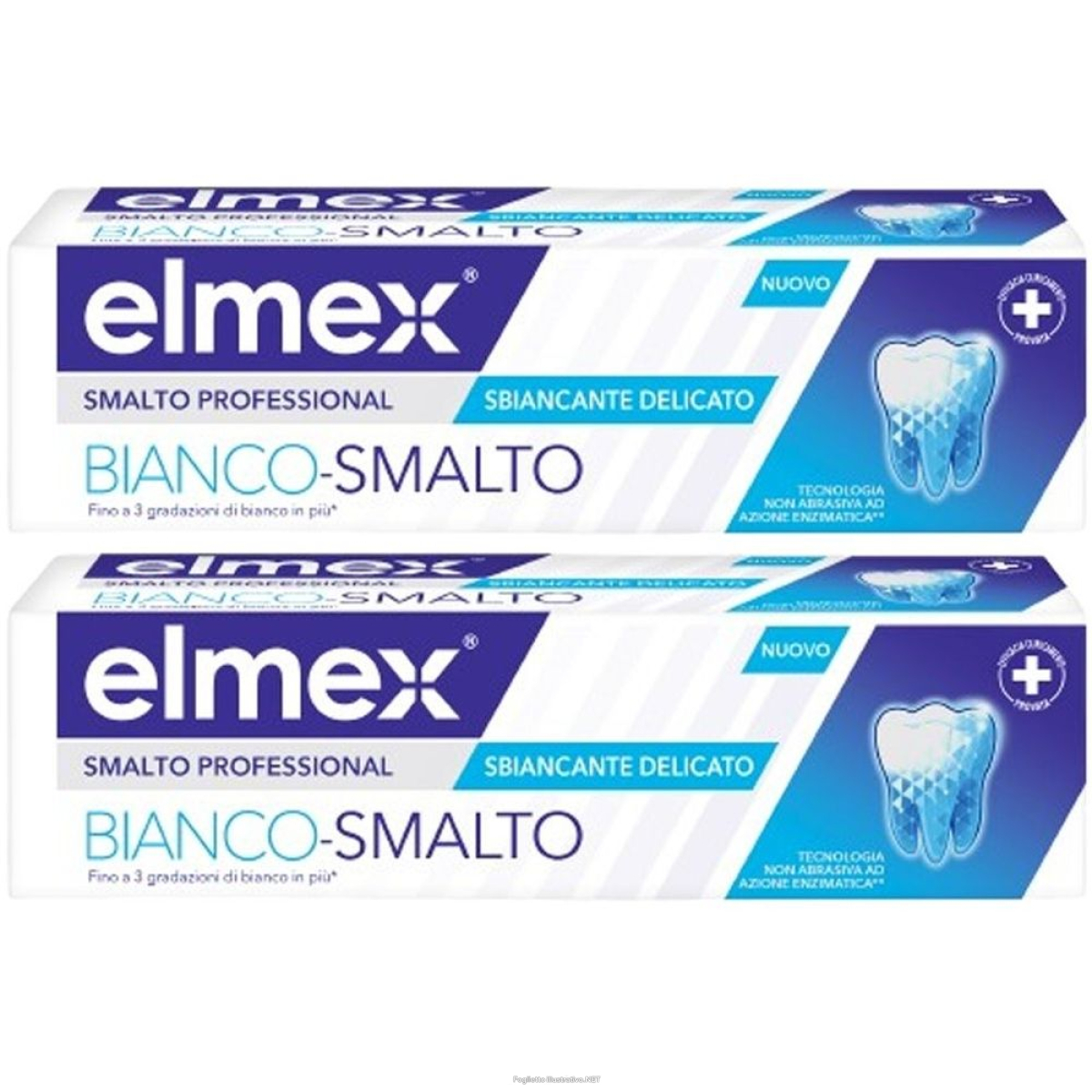 Acquista Online elmex bianco smalto dentifricio set da 2 2x75 ml e Cerca l'offerta più bassa