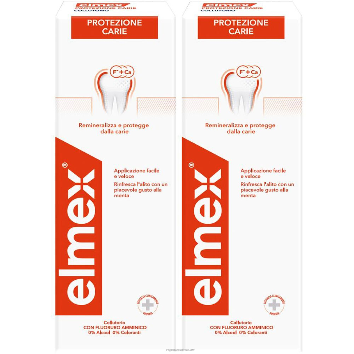 Acquista Online elmex® collutorio protezione carie set da 2 2x400 ml e Cerca l'offerta più bassa