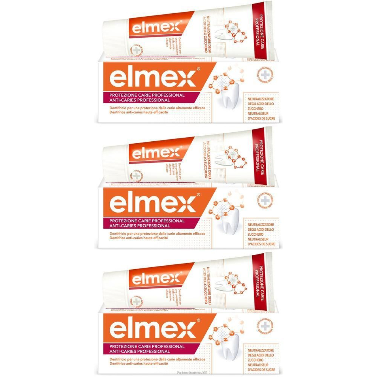Acquista Online elmex dentifricio carie prof 3x20 ml e Cerca l'offerta più bassa