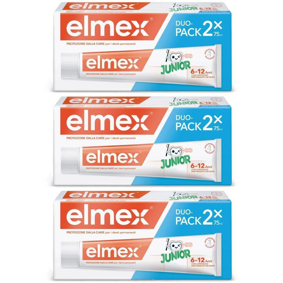 Acquista Online elmex dentifricio junior 3x2x75 ml e Cerca l'offerta più bassa