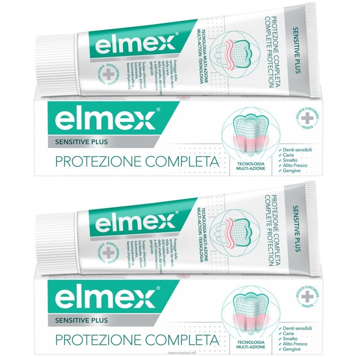Acquista Online elmex dentifricio sensitive plus complet set da 2 ml e Cerca l'offerta più bassa