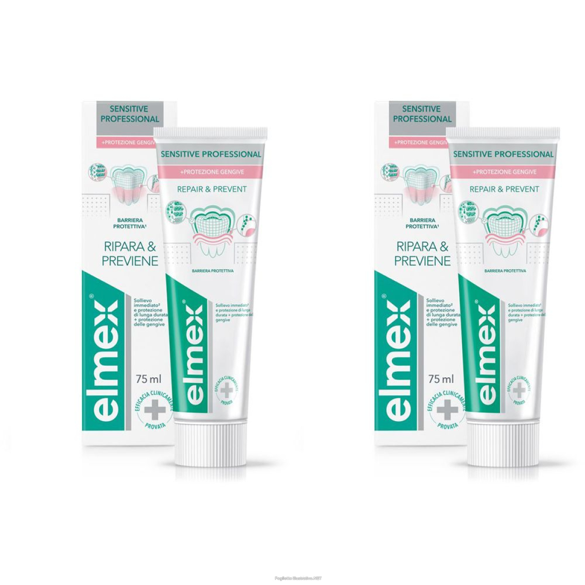 Acquista Online elmex® dentifricio sesitive professionale™ ripara & previene set da 2 e Cerca l'offerta più bassa