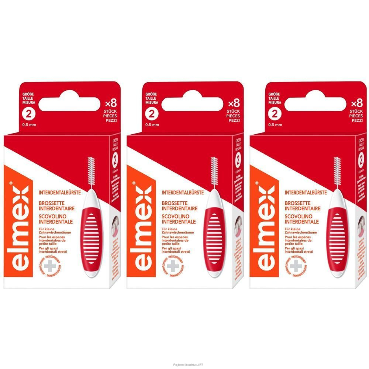 Acquista Online elmex interdental brush red 0,5mm 1 st e Cerca l'offerta più bassa