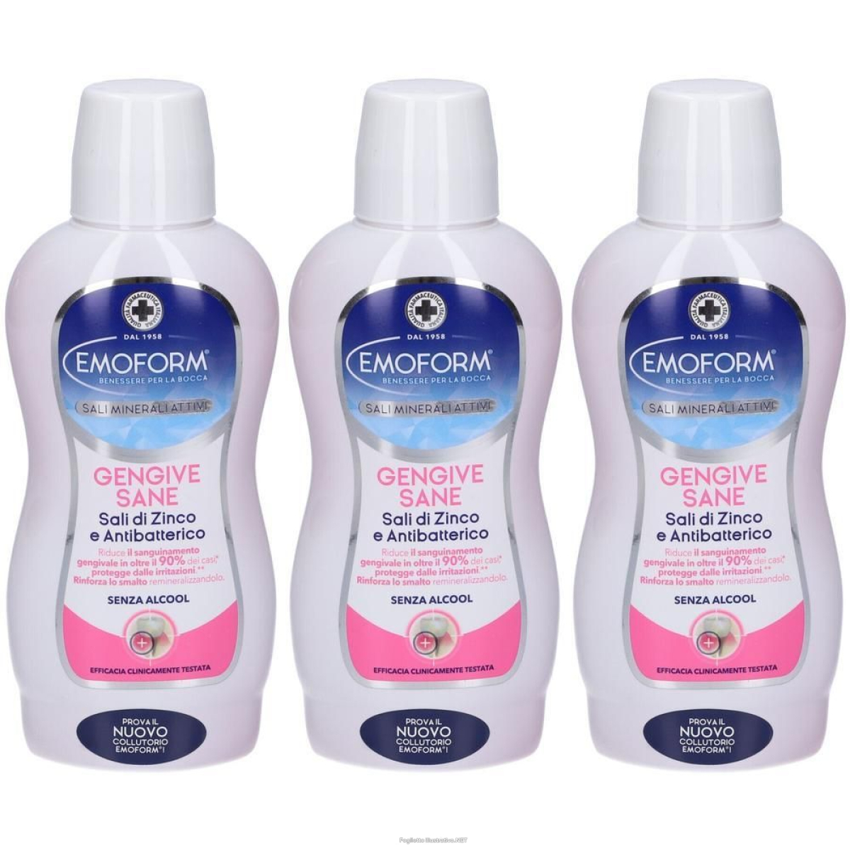 Acquista Online emoform collutorio gengive sane 3x400 ml e Cerca l'offerta più bassa