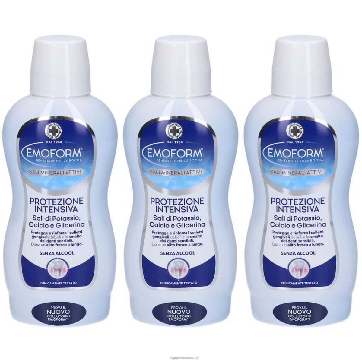 Acquista Online emoform collutorio protezione intensiva 3x400 ml e Cerca l'offerta più bassa