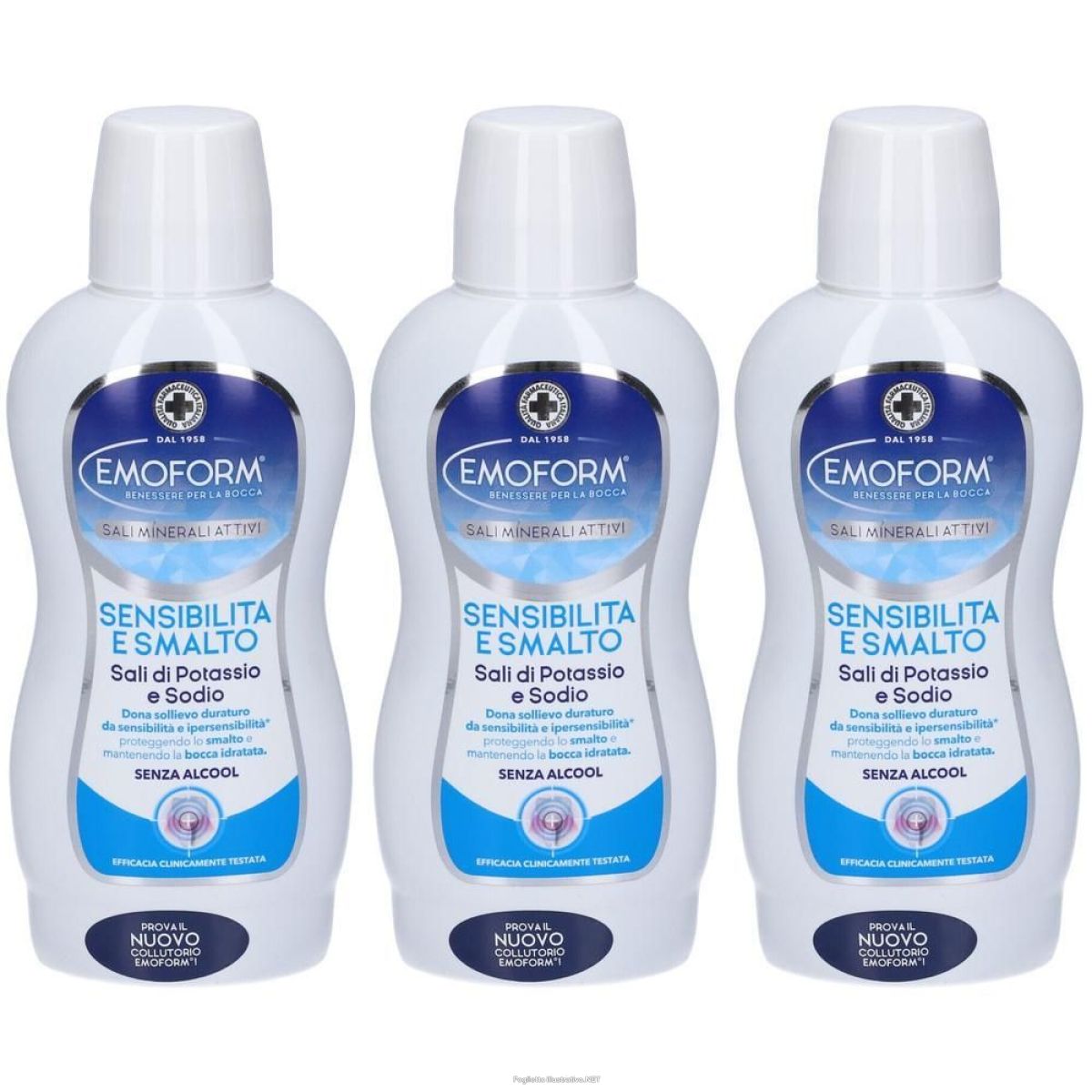 Acquista Online emoform collutorio sensibilità e smalto 3x400 ml e Cerca l'offerta più bassa