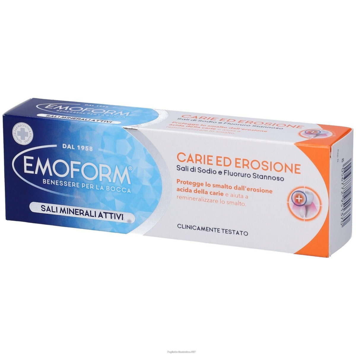 Acquista Online emoform dentifricio carie ed erosione 4x75 ml e Cerca l'offerta più bassa