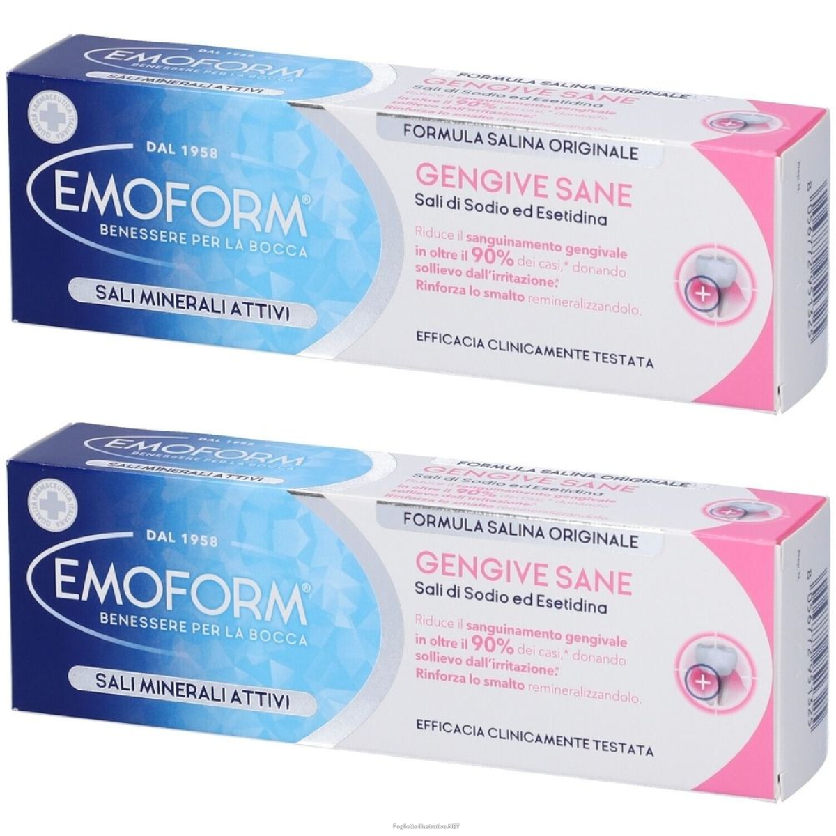 Acquista Online emoform dentifricio gengive sane set da 2 ml e Cerca l'offerta più bassa