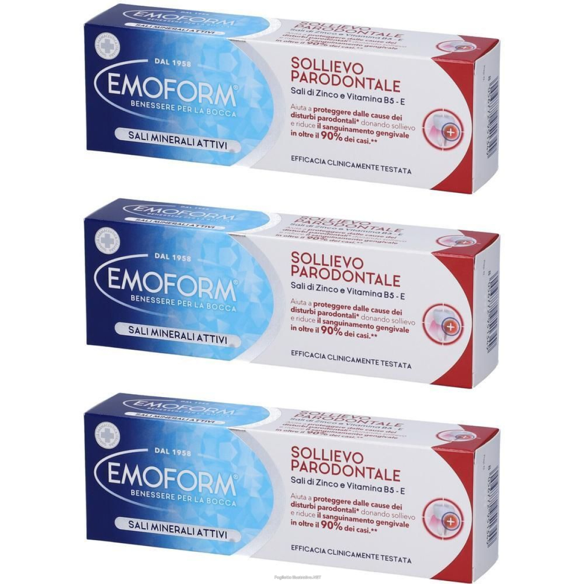 Acquista Online emoform dentifricio sollievo parodontale 3x75 ml e Cerca l'offerta più bassa