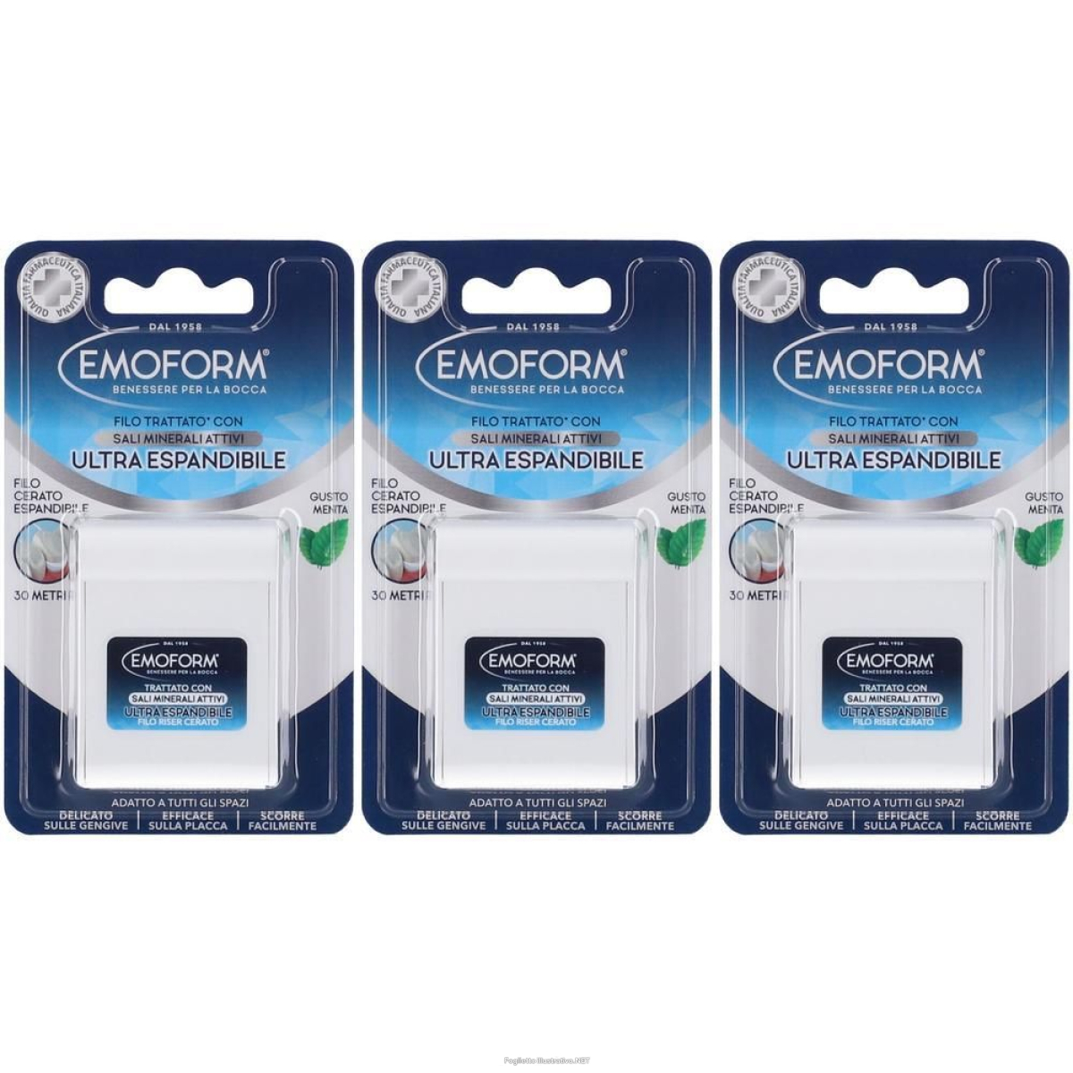 Acquista Online emoform filo interdentale ultra espandibile 3x1 st e Cerca l'offerta più bassa