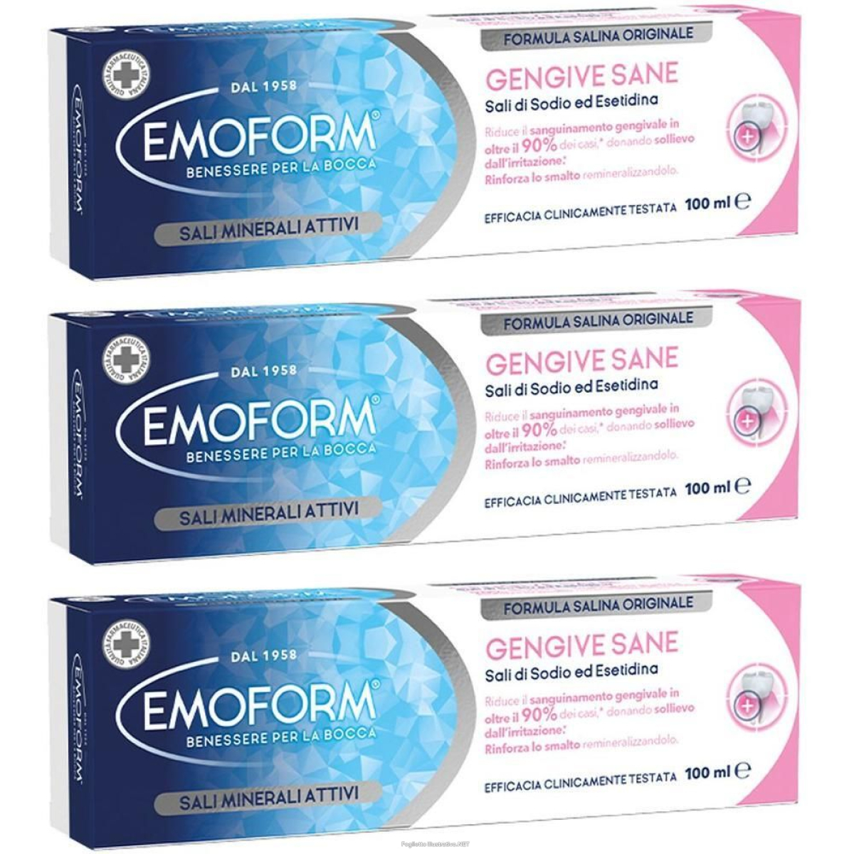 Acquista Online emoform gengive sane 100 ml 3x100 ml e Cerca l'offerta più bassa