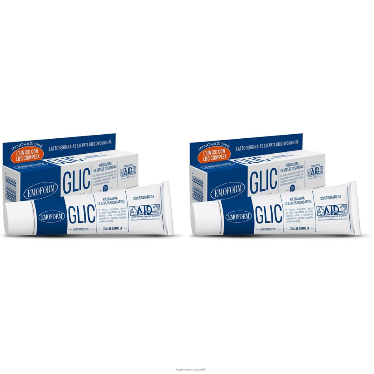 Acquista Online emoform® glic dentifricio set da 2 2x75 ml dentifricio e Cerca l'offerta più bassa