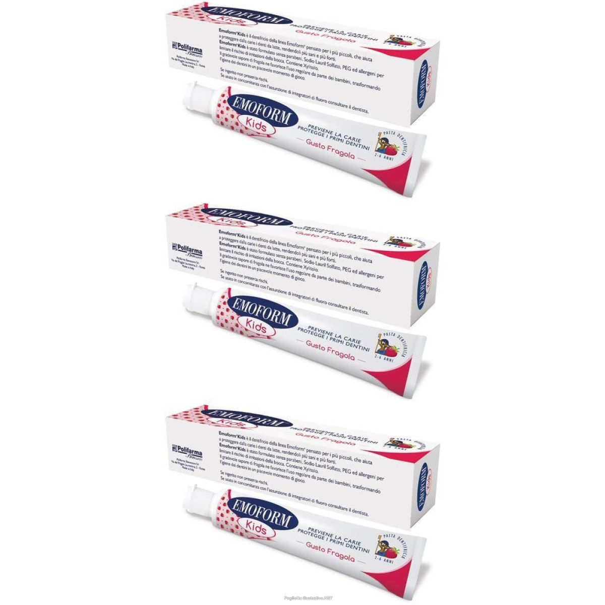 Acquista Online emoform® kids gusto fragola 50 ml dentifricio e Cerca l'offerta più bassa