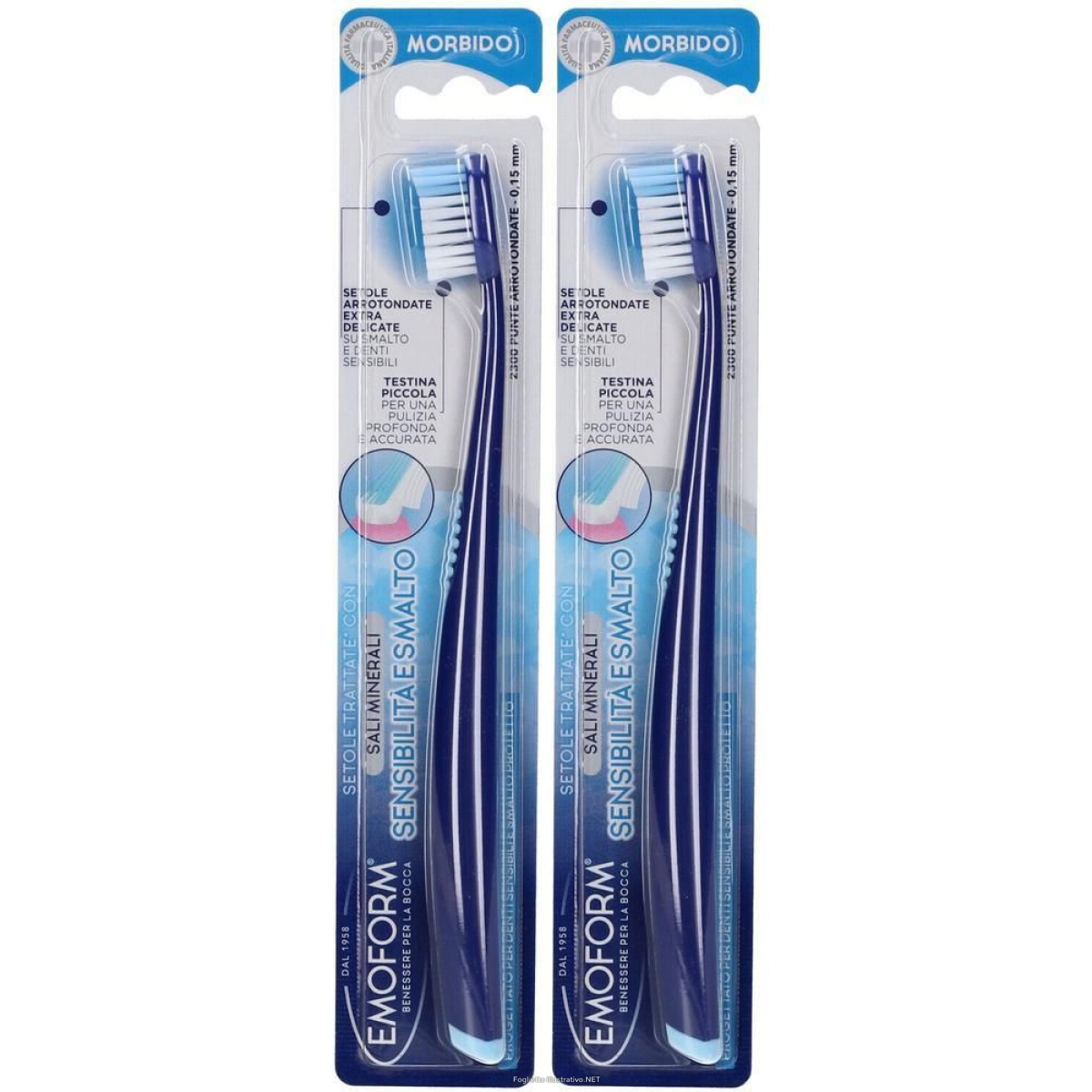 Acquista Online emoform spazzolino sensibilità e smalto 2x1 pz da denti e Cerca l'offerta più bassa