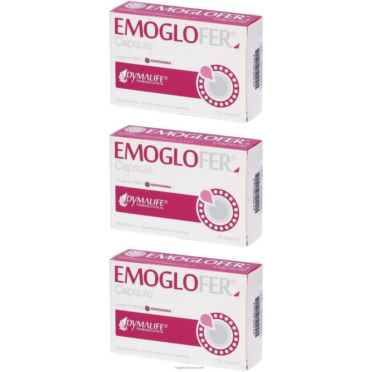 Acquista Online Emoglofer 30 Capsule 3x30 Pezzi Capsule e Cerca l'offerta più bassa
