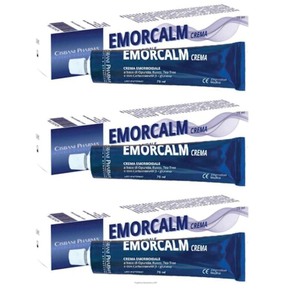 Acquista Online emorcalm crema 75 ml 3x75 ml e Cerca l'offerta più bassa