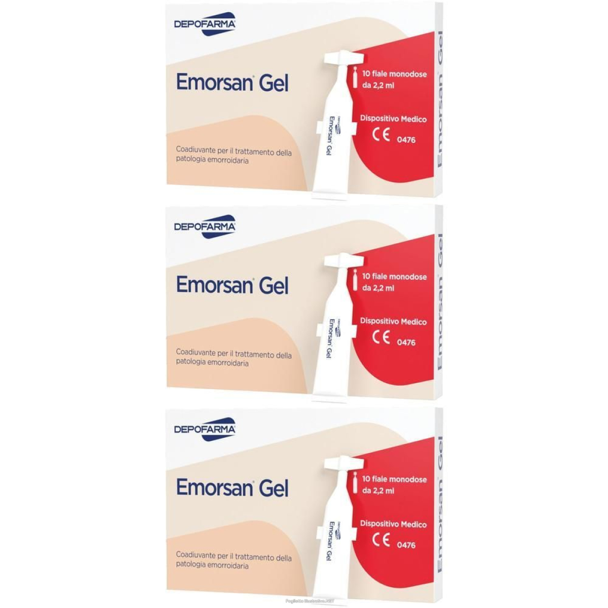 Acquista Online Emorsan Gel 10 Fiale Monodose da 2,2 ml 3x22 ml e Cerca l'offerta più bassa