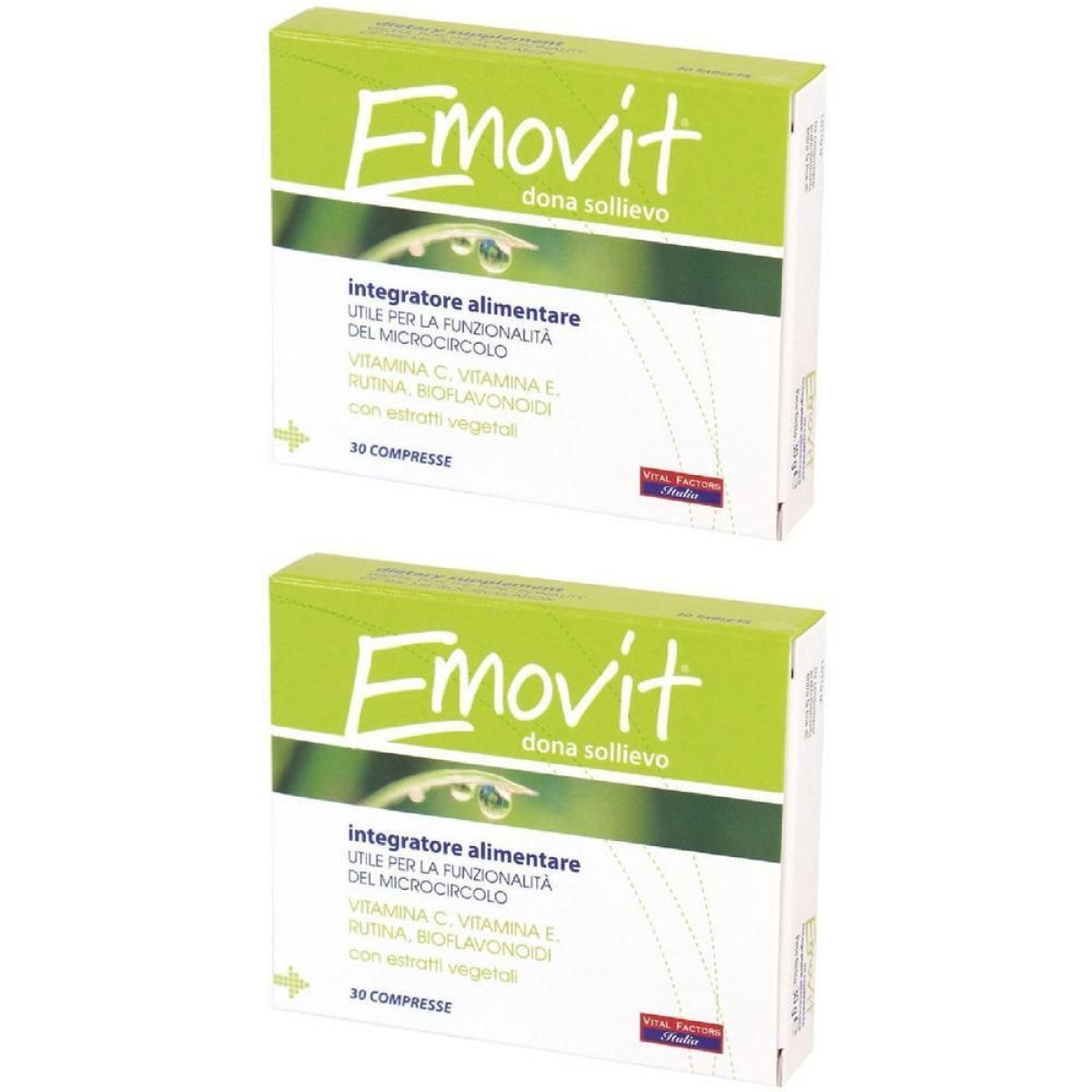 Acquista Online Emovit 30 compresse 2x30 pz e Cerca l'offerta più bassa