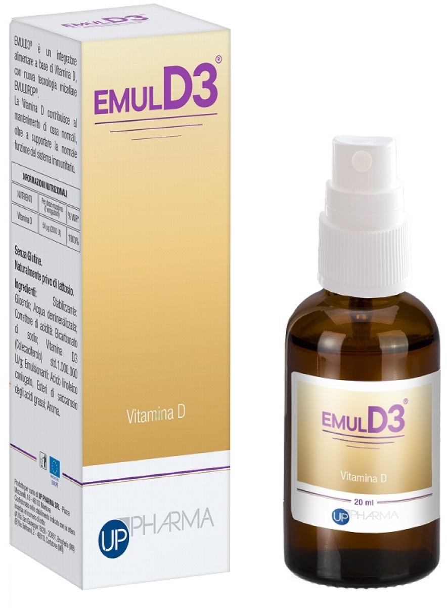 Acquista Online Emuld3 integratore per il mantenimento di ossa normali e per le difese immunitarie spray orale 20ml e Cerca l'offerta più bassa