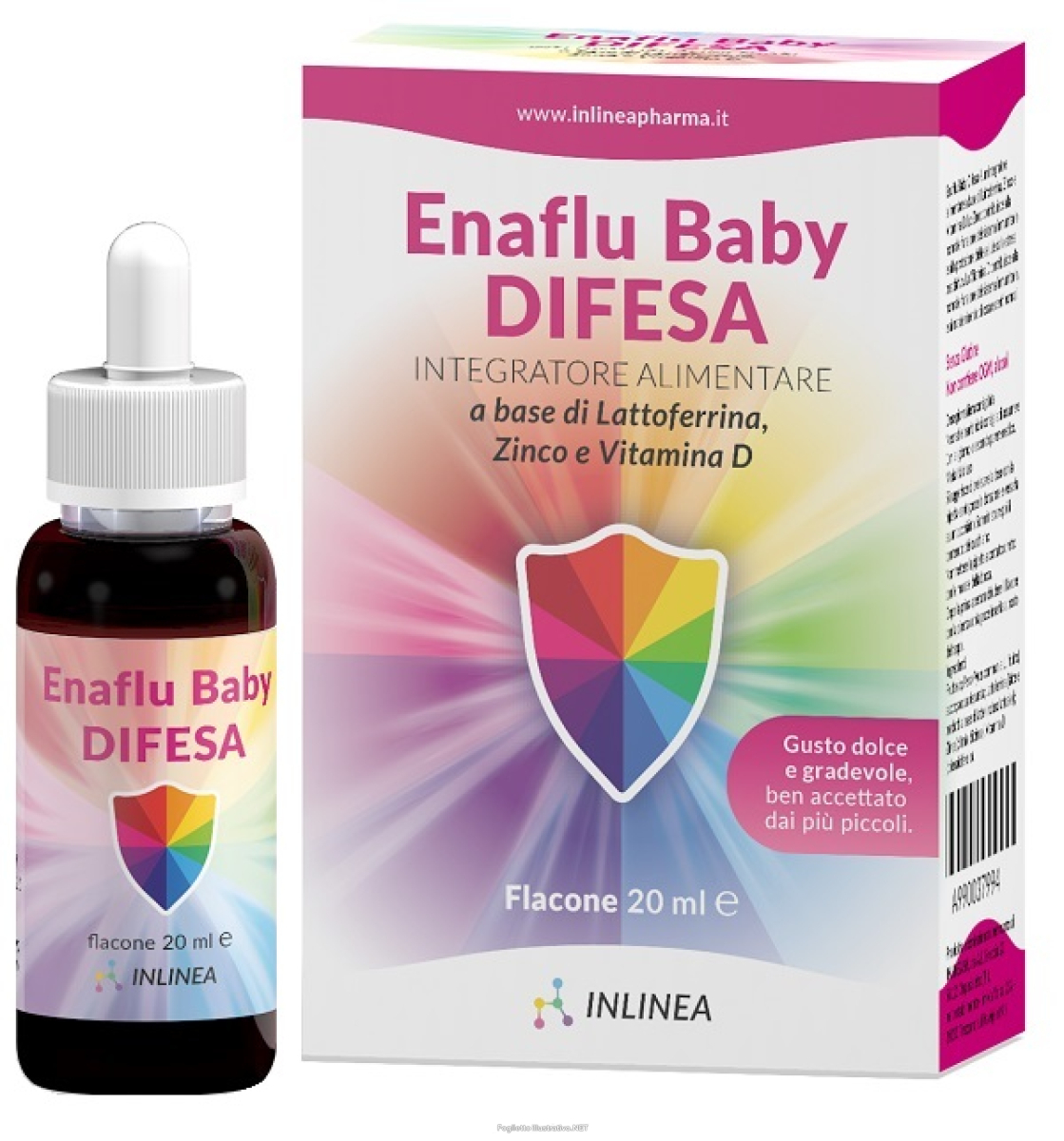 Acquista Online enaflu baby difesa gocce 20 ml gusto dolce senza glutine e Cerca l'offerta più bassa