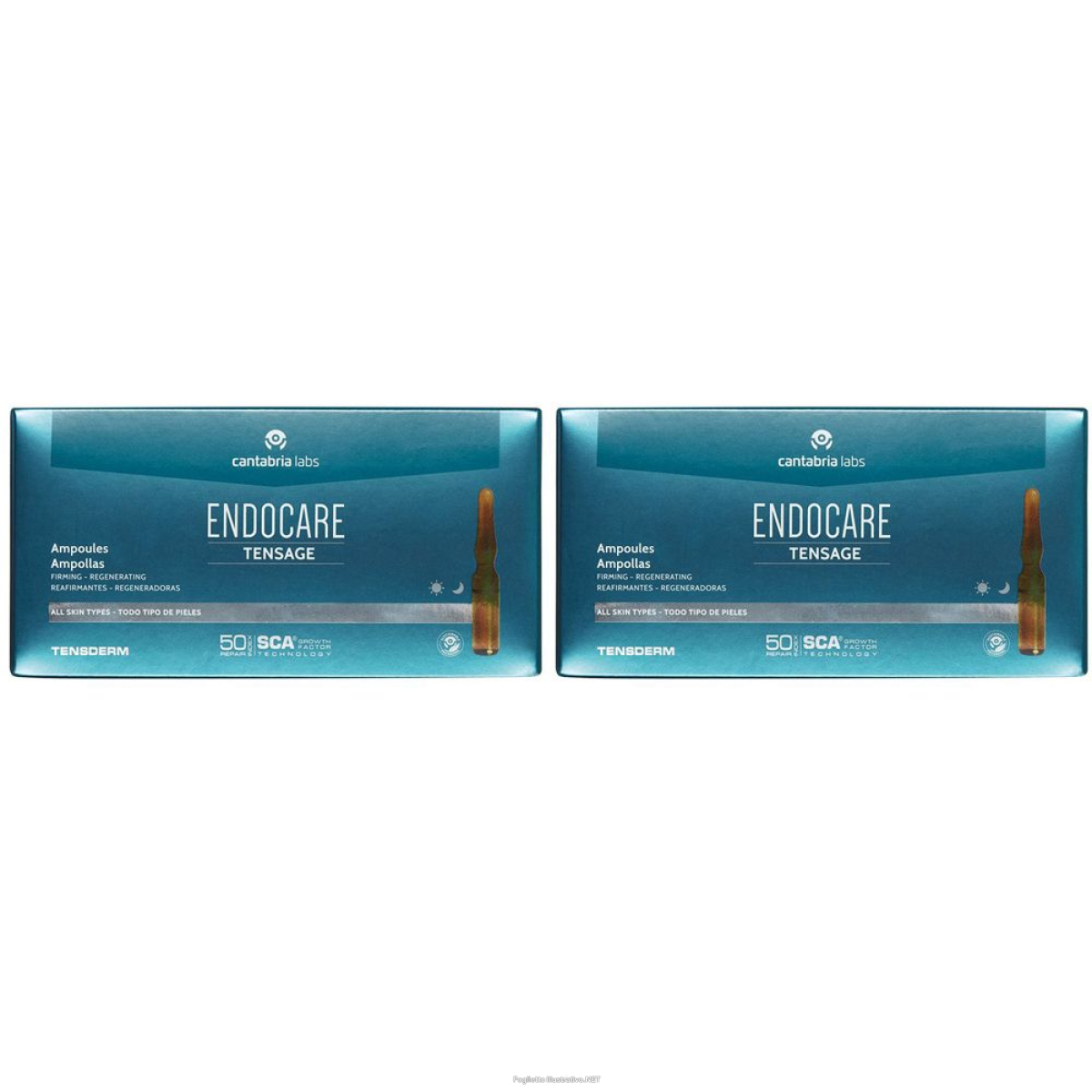 Acquista Online endocare tensage ampolle 10x2 ml set da 2 2x10x2 ml soluzione e Cerca l'offerta più bassa