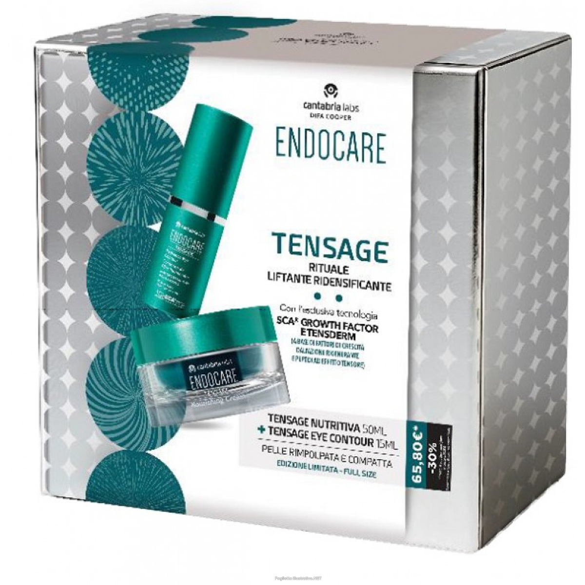Acquista Online endocare tensage cofanetto rituale liftante ridensificante con endocare tensage nutritiva 50 ml + endocare tensage eye contour 15 ml e Cerca l'offerta più bassa