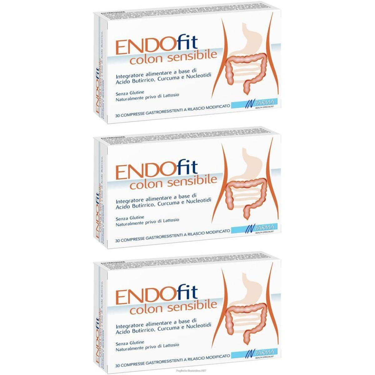 Acquista Online endofit colon sensibile 30 compresse gastroresistenti a rilascio modif e Cerca l'offerta più bassa