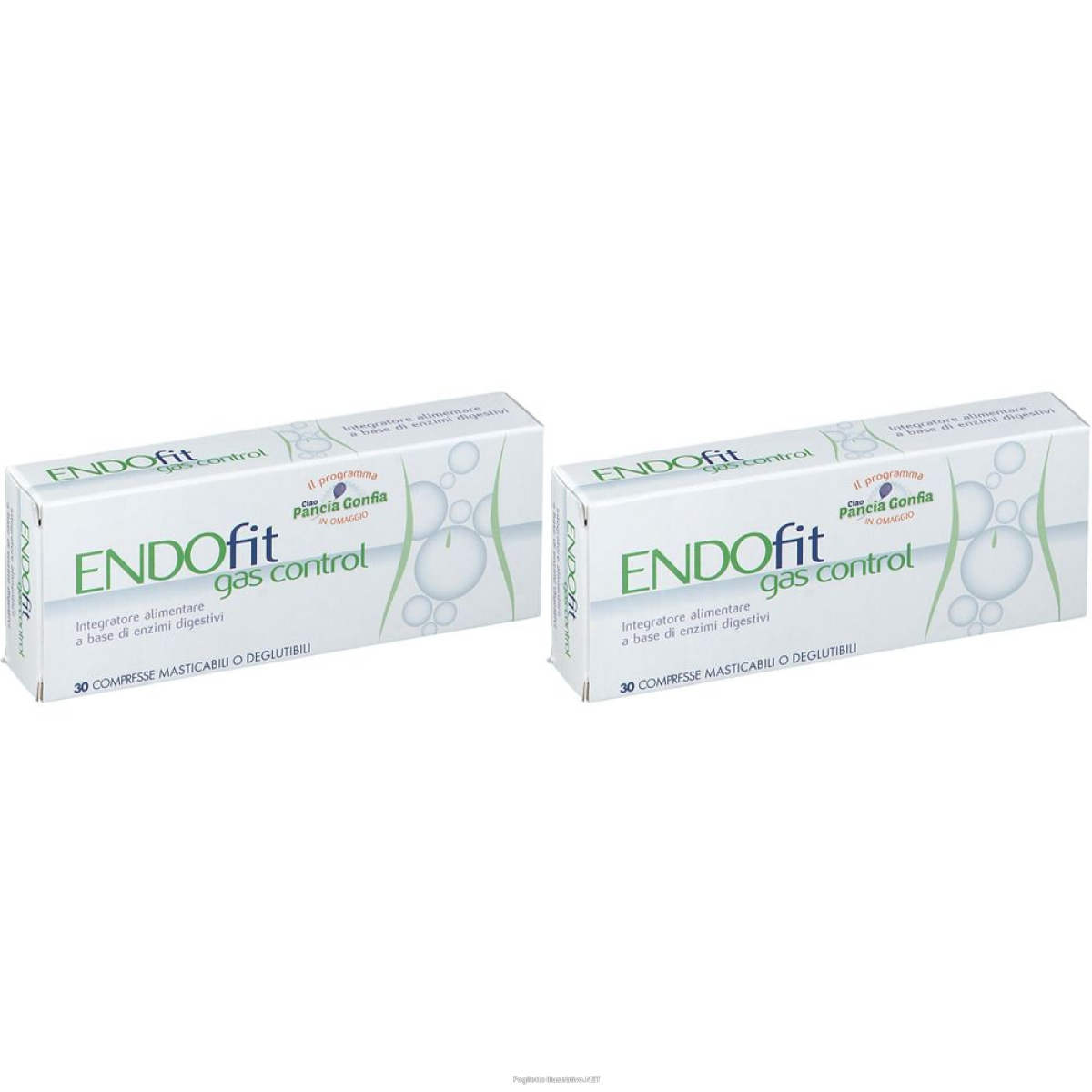 Acquista Online endofit® gas control set da 2 2x30 pz compresse e Cerca l'offerta più bassa