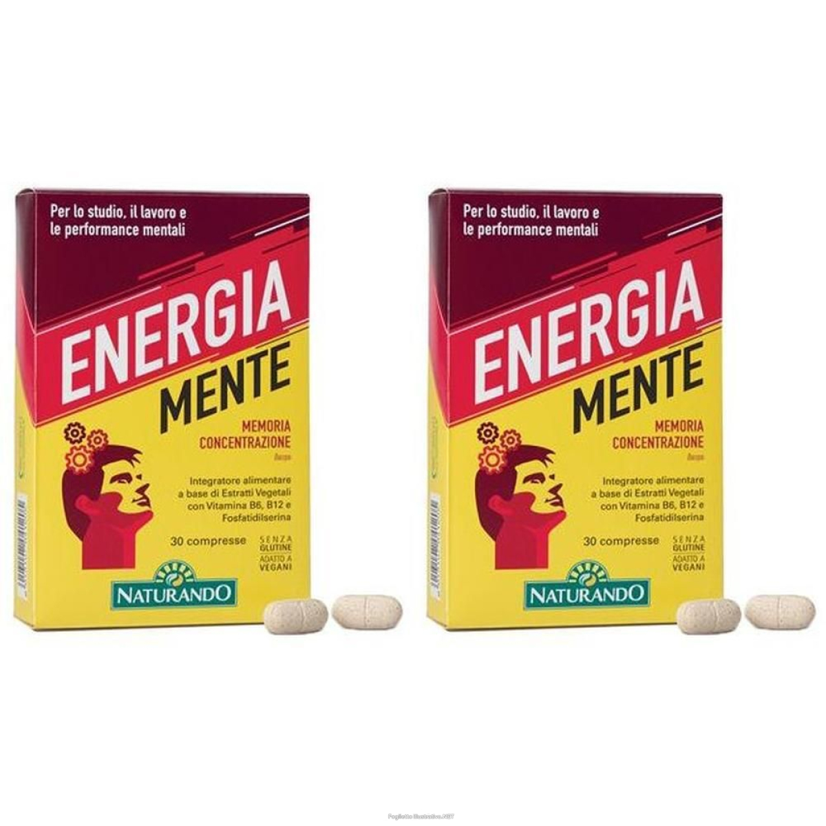 Acquista Online energia mente 30 compresse 2x30 pz e Cerca l'offerta più bassa