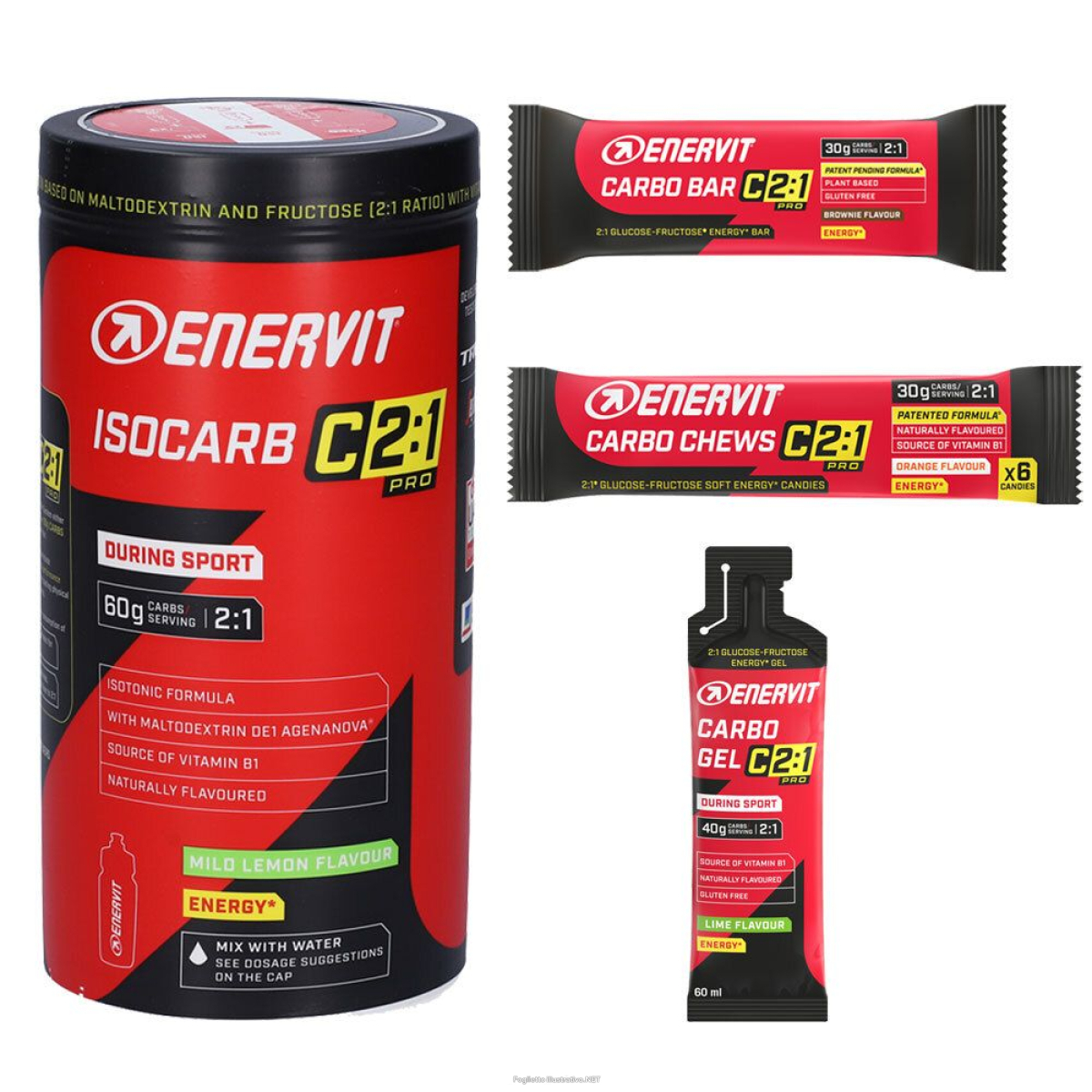 Acquista Online enervit c2:1 pro set recupero bicicletta 1 pz e Cerca l'offerta più bassa