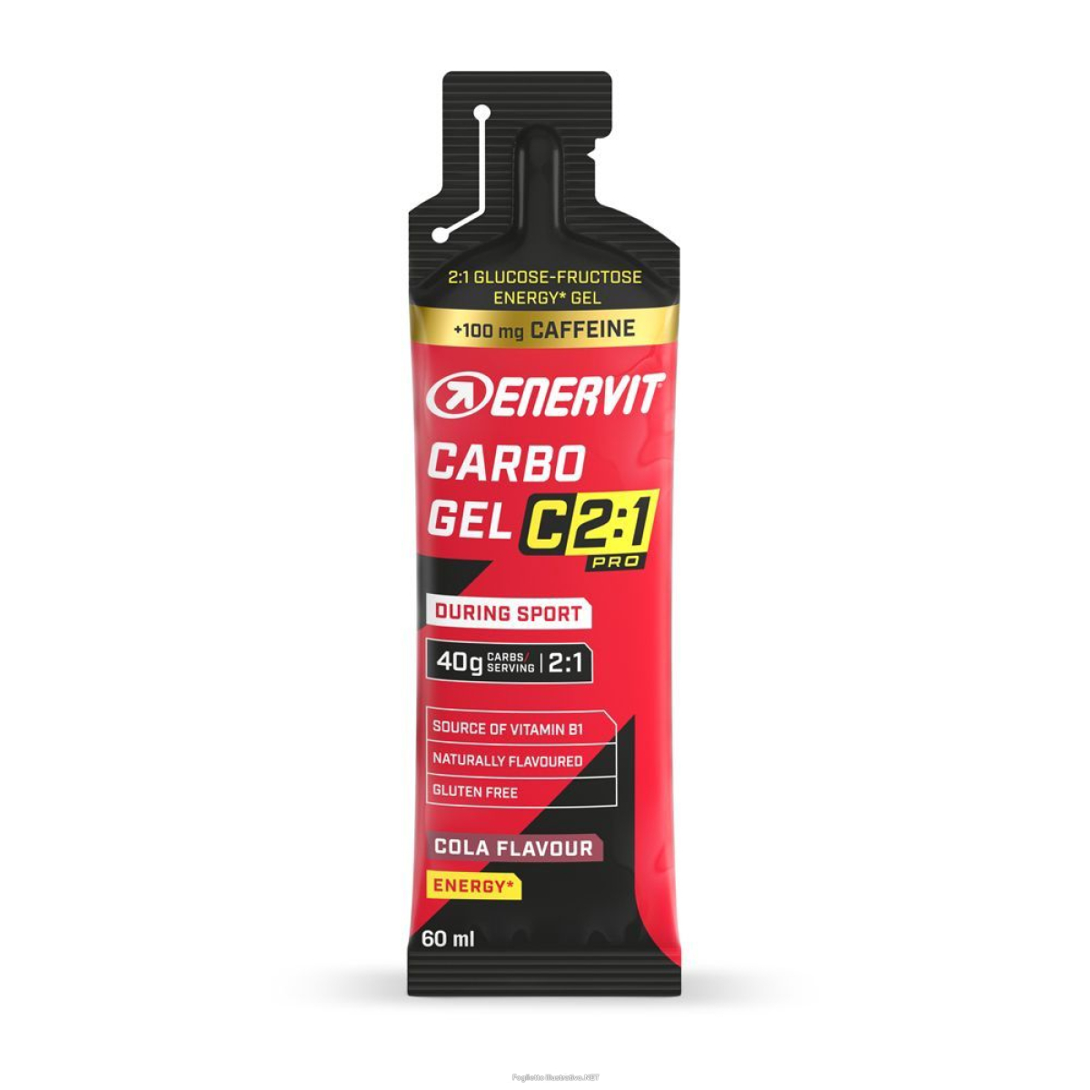 Acquista Online enervit c2:1pro carbo gel cola con caffeina 60ml set da 7 7x60 ml solu e Cerca l'offerta più bassa