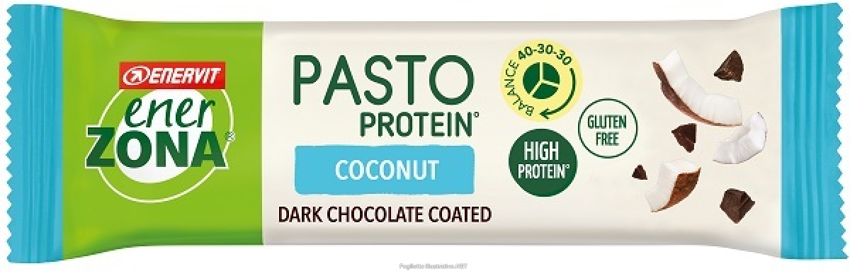 Acquista Online enervit enerzona pasto coconut 60 gr barretta sostituto pasto gusto cocco e cioccolato fondente e Cerca l'offerta più bassa