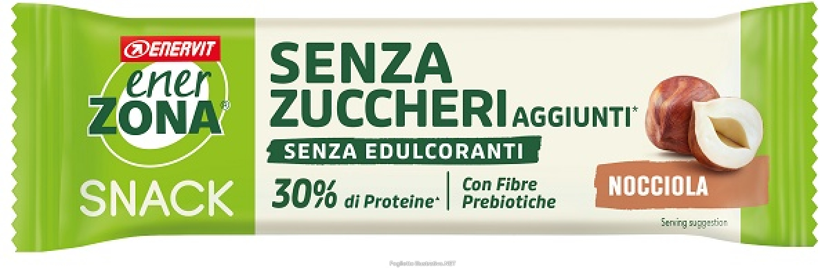 Acquista Online enervit enerzona snack senza zuccheri gusto nocciola ricoperta di cioccolato al latte senza glutine 1 barretta e Cerca l'offerta più bassa