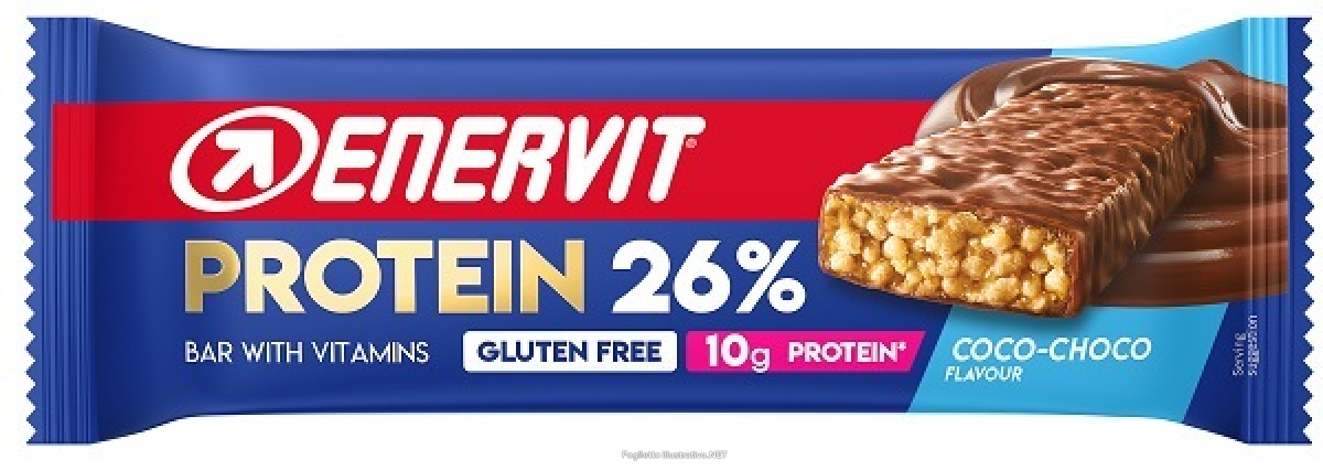 Acquista Online enervit protein 26% coco-choco 40g barretta proteica per sportivi e Cerca l'offerta più bassa