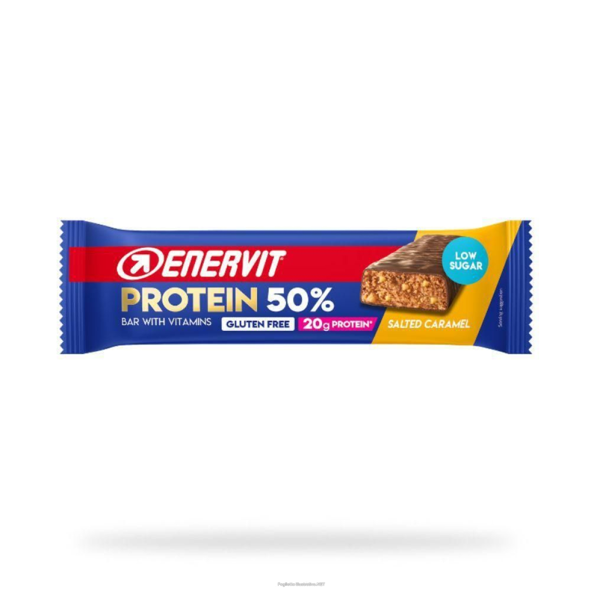 Acquista Online enervit protein bar 50% - salted caramel 40g 5x40 g e Cerca l'offerta più bassa