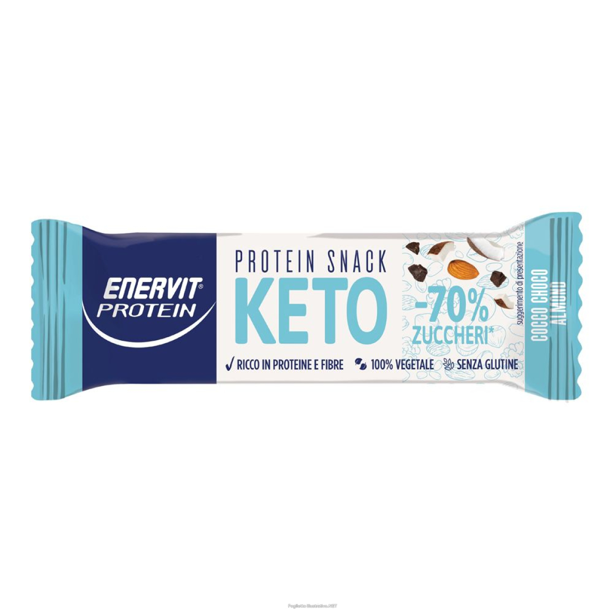 Acquista Online enervit protein keto snack cocco choco almond set da 7 7x35 g e Cerca l'offerta più bassa