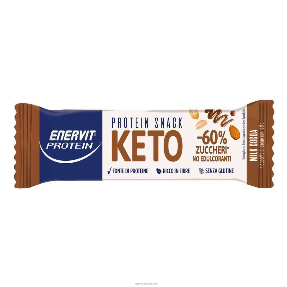 Acquista Online enervit protein snack keto milk cocoa 5x35 g e Cerca l'offerta più bassa
