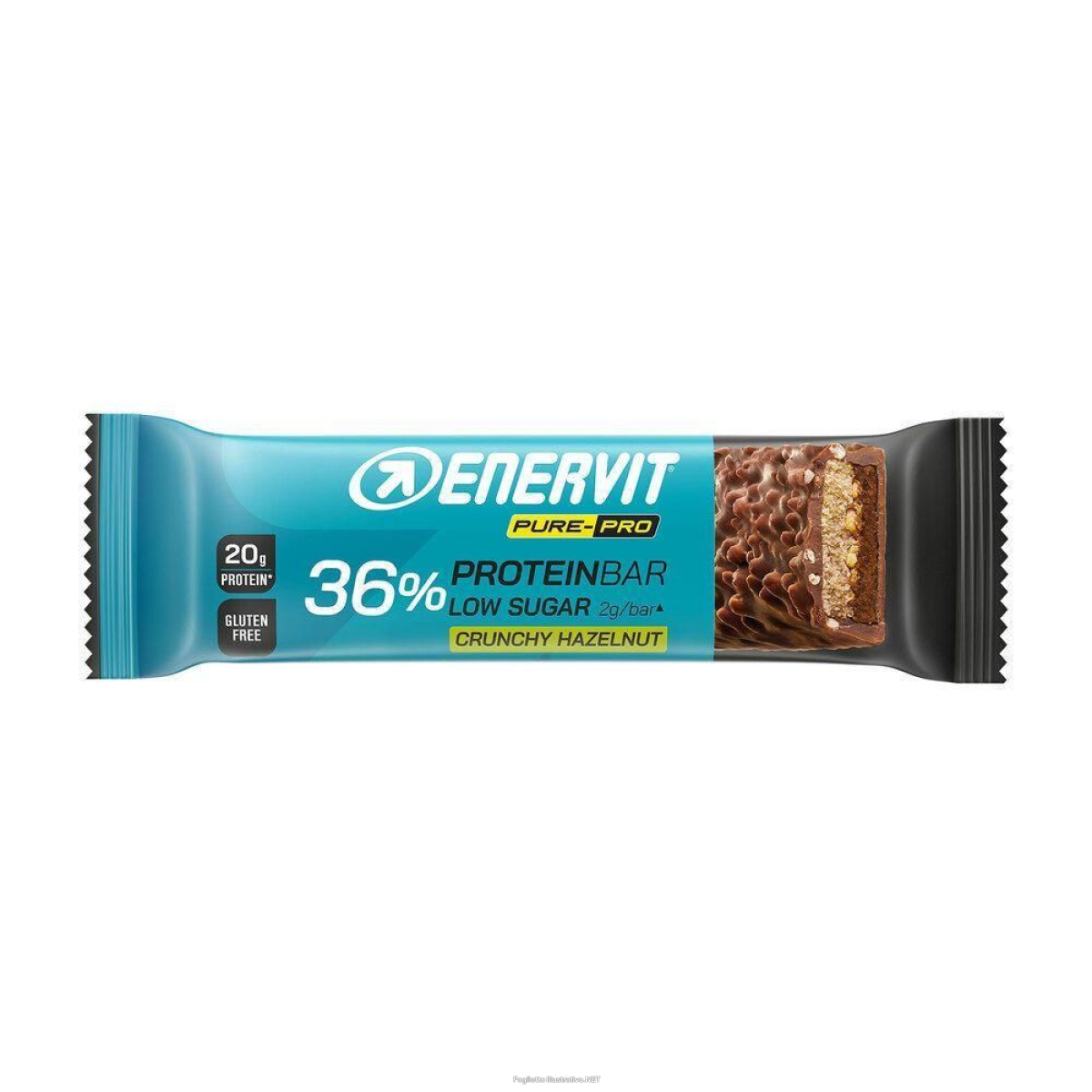 Acquista Online enervit pure-pro 36% protein bar crunchy hazelnut 5x55 g e Cerca l'offerta più bassa