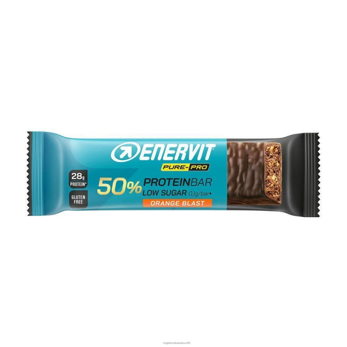 Acquista Online enervit pure-pro 50% protein bar orange blast 5x55 g e Cerca l'offerta più bassa
