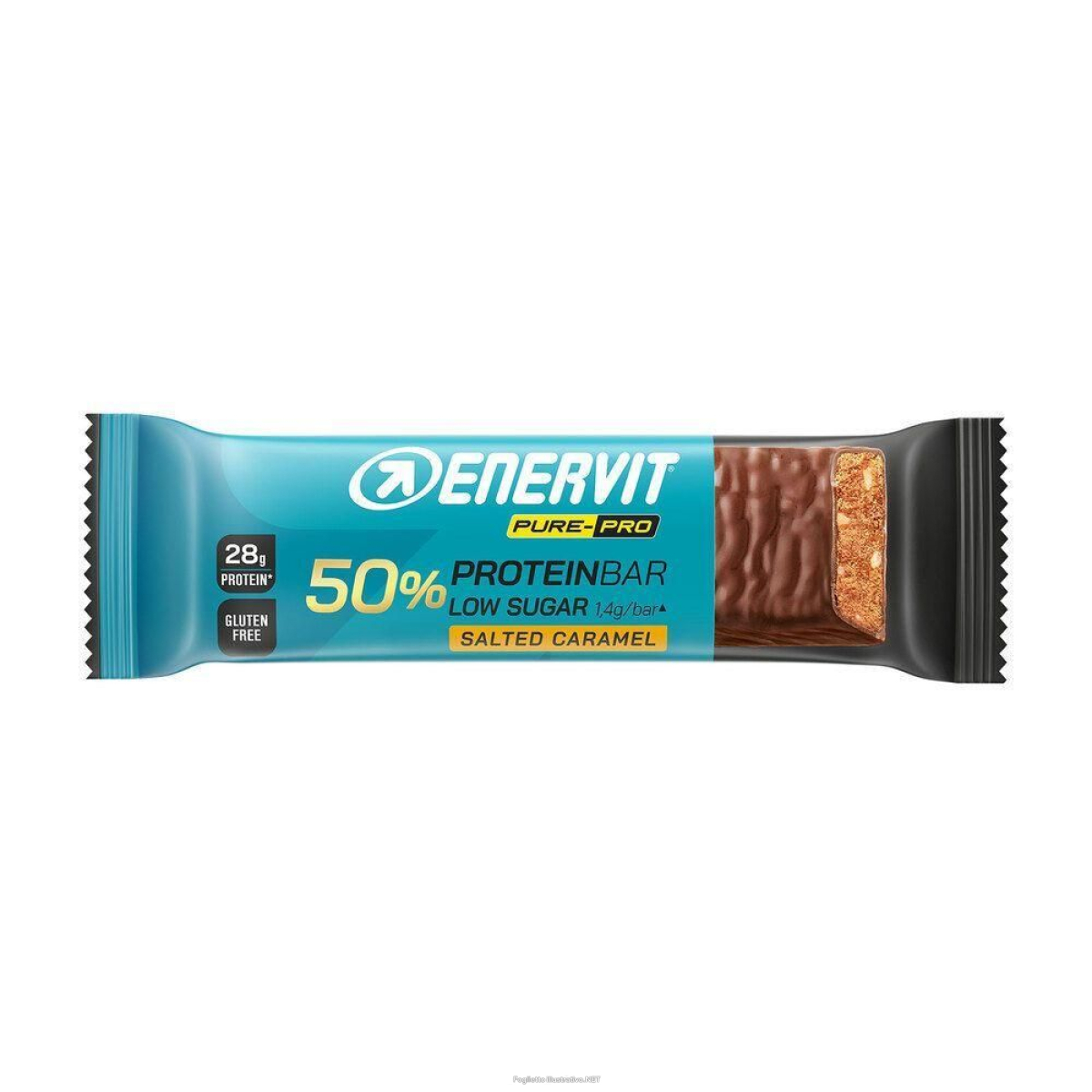 Acquista Online enervit pure-pro 50% protein bar salted caramel 6x55 g e Cerca l'offerta più bassa