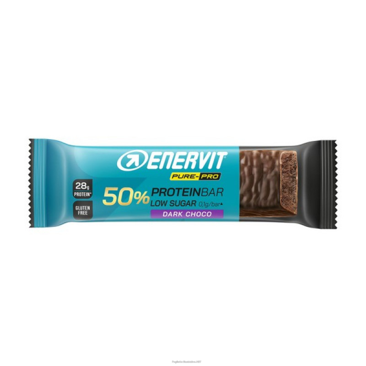 Acquista Online enervit pure pro bar 50% dark choco 55 g e Cerca l'offerta più bassa