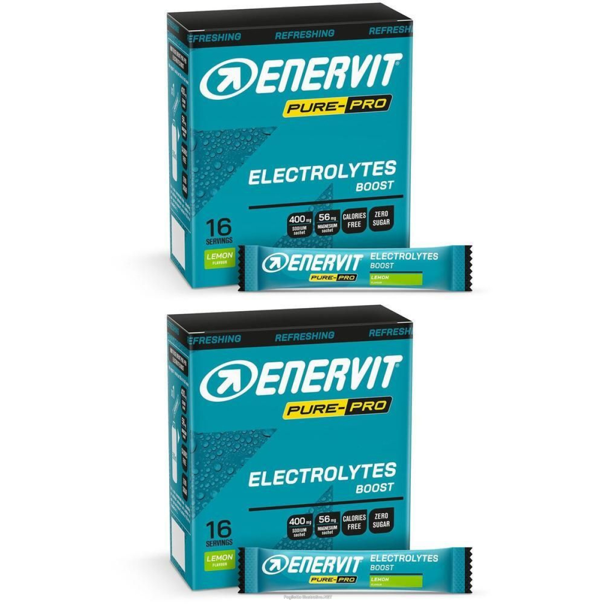 Acquista Online enervit pure-pro electrolytes boost bustine gusto limone 2x64 g polver e Cerca l'offerta più bassa