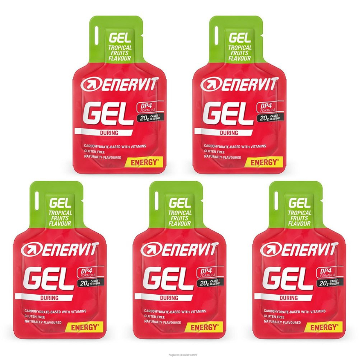 Acquista Online enervit® sport gel frutti tropicali 5x25 ml e Cerca l'offerta più bassa