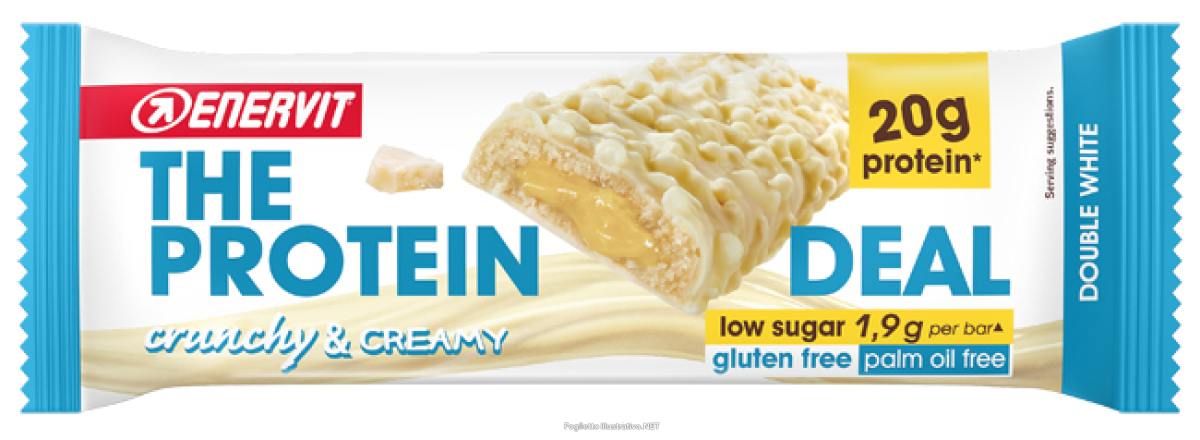 Acquista Online enervit the protein deal barretta double white 55g e Cerca l'offerta più bassa