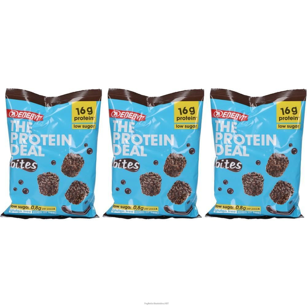 Acquista Online enervit® the protein deal bites dark choco 3x53 g e Cerca l'offerta più bassa