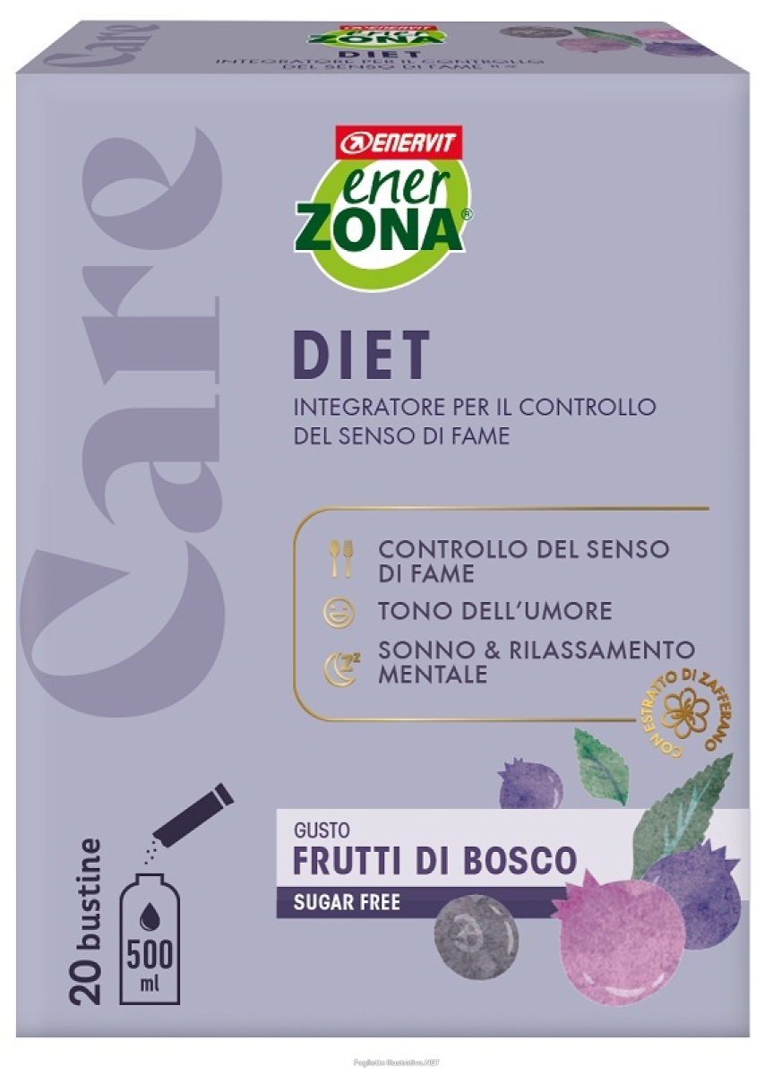 Acquista Online enerzona care diet frutti di bosco 20 bustine e Cerca l'offerta più bassa