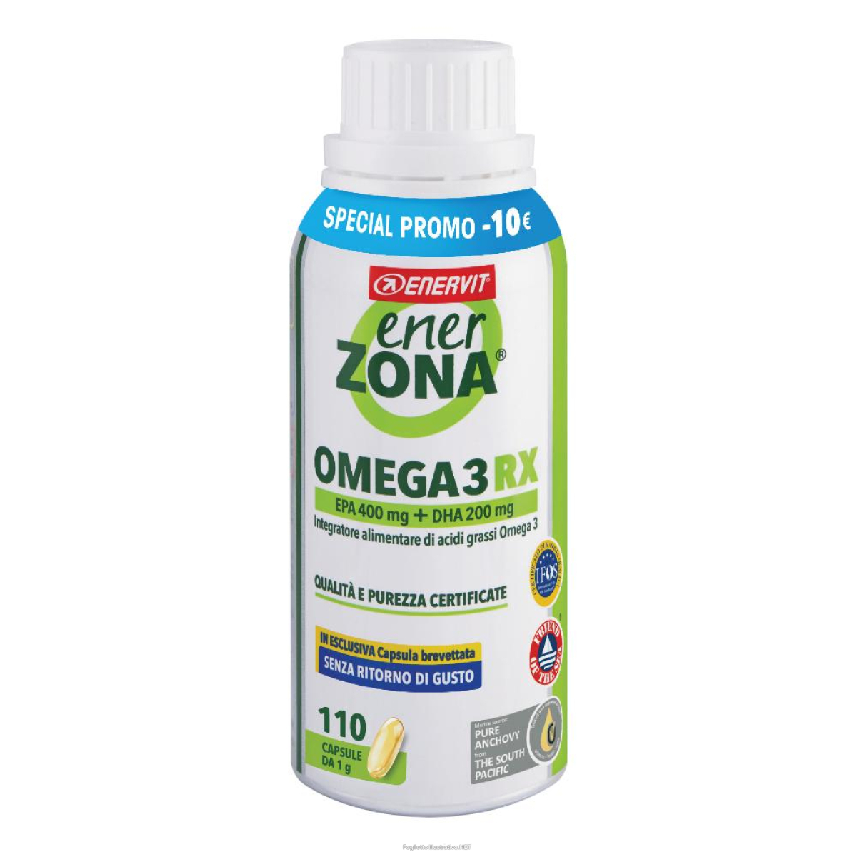 Acquista Online enerzona omega 3 rx 110 capsule da 1 g taglio prezzo -10 euro e Cerca l'offerta più bassa