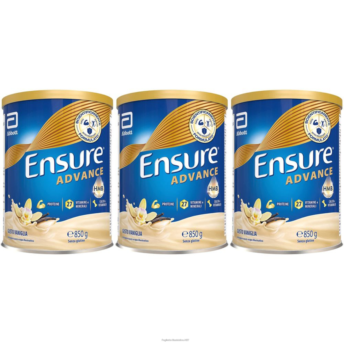 Acquista Online ensure advance formula nutrivigor in polvere gusto vaniglia set da 3 e Cerca l'offerta più bassa