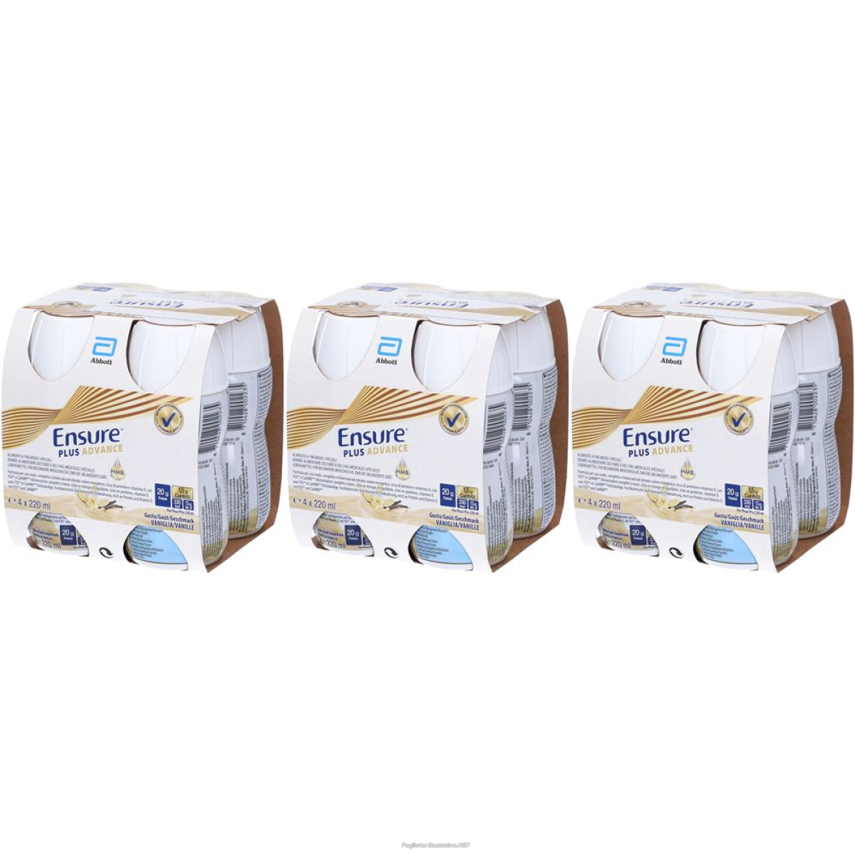 Acquista Online ensure plus advance vaniglia set da 3 3x4x220 ml soluzione bevibile e Cerca l'offerta più bassa