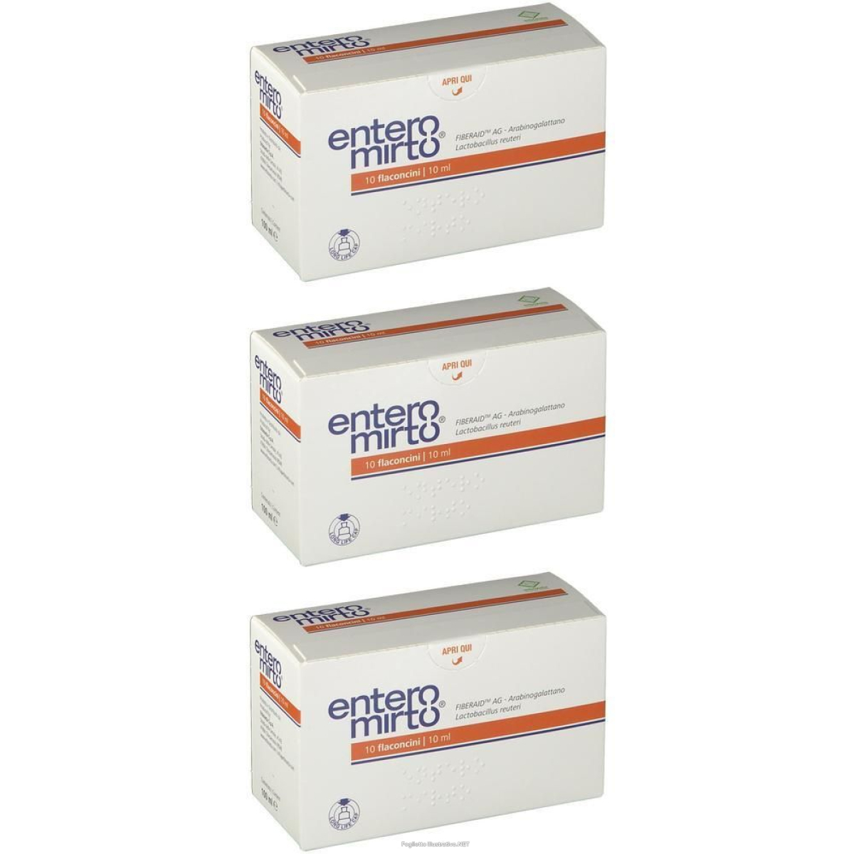 Acquista Online entero mirto® flaconcini 3x10x10 ml bevibili e Cerca l'offerta più bassa